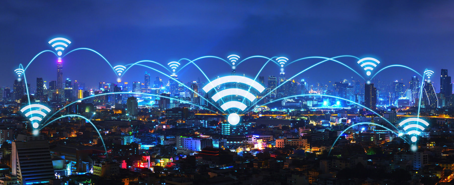 Wireless network and connection city